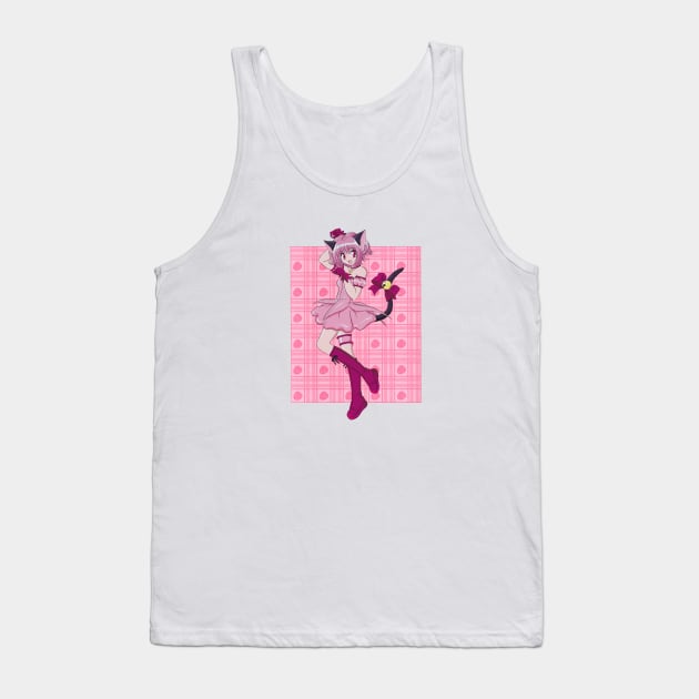 Mew Ichigo (Tokyo Mew Mew) Tank Top by Yasimuf